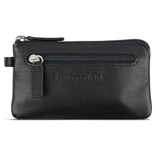 bugatti Primo Leder Schlüsseletui Groß – Schlüsseltasche Damen Herren, Schwarz bugatti Primo Leder Schlüsseletui Groß – Schlüsseltasche Damen Herren, Schwarz von bugatti