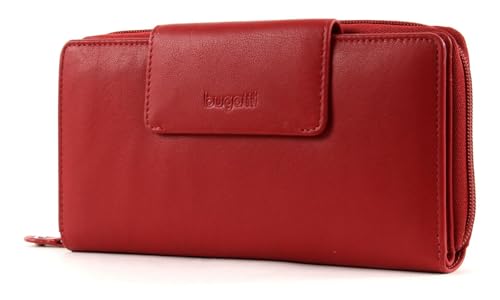 bugatti Vertice Portemonnaie Damen Leder 24 CC, Geldbörse Damen Leder - Portmonee Geldbeutel Damengeldbörse - Rot bugatti Vertice Portemonnaie Damen Leder 24 CC, Geldbörse Damen Leder - Portmonee Geldbeutel Damengeldbörse - Rot von bugatti