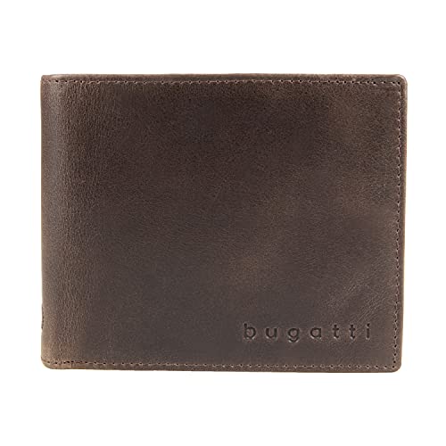 bugatti Volo Geldbeutel Männer Leder - Geldbörse Herren Braun - Portmonaise Portemonnaie Portmonee Brieftasche Wallet Ledergeldbeutel bugatti Volo Geldbeutel Männer Leder - Geldbörse Herren Braun - Portmonaise Portemonnaie Portmonee Brieftasche Wallet Ledergeldbeutel von bugatti