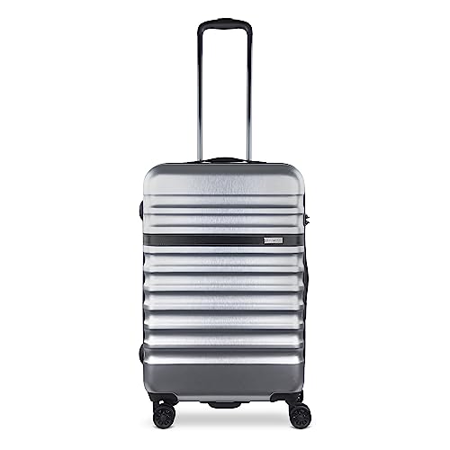 bugatti Corium Hartschalenkoffer 68x44,5x25 cm - 55L, 4 Rollen mit TSA Zahlenschloss, Silber bugatti Corium Hartschalenkoffer 68x44,5x25 cm - 55L, 4 Rollen mit TSA Zahlenschloss, Silber von bugatti