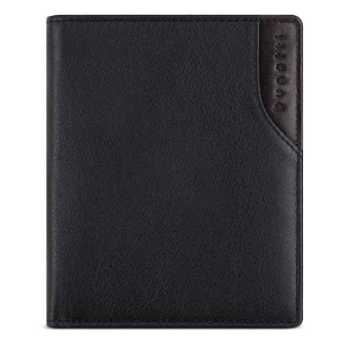 bugatti Corso Deluxe Hochformat, RFID-Schutz aus echtem Leder, schwarz bugatti Corso Deluxe Hochformat, RFID-Schutz aus echtem Leder, schwarz von bugatti