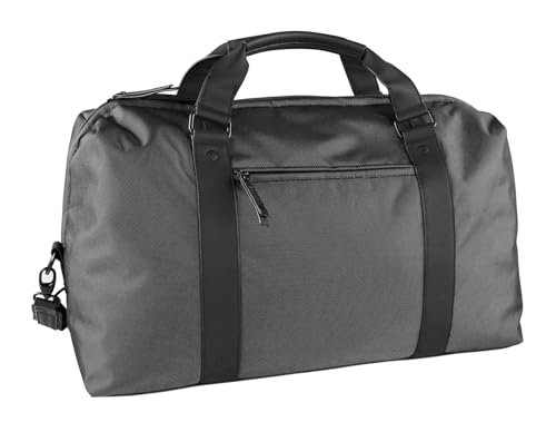 Bugatti Domani Sporttasche/Reisetasche für Damen und Herren, Unisex Weekender, Grau Bugatti Domani Sporttasche/Reisetasche für Damen und Herren, Unisex Weekender, Grau von bugatti