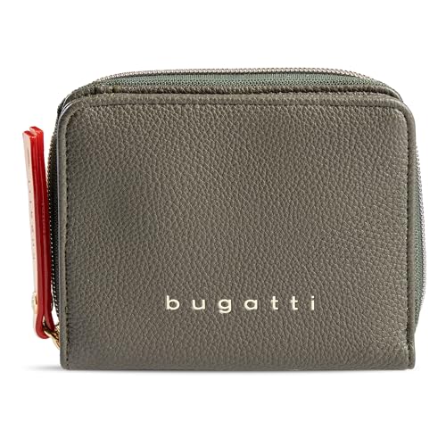 bugatti Ella kleines Portemonnaie für Damen, Frauen-Geldbeutel, Portmonee, Damen-Geldbörse in Olive bugatti Ella kleines Portemonnaie für Damen, Frauen-Geldbeutel, Portmonee, Damen-Geldbörse in Olive von bugatti
