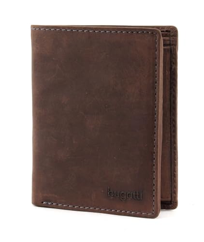 bugatti Hunter Coin Wallet Combi Style 13CC Brown von bugatti