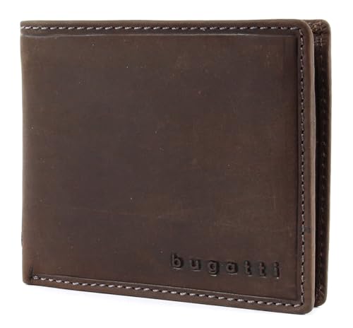 bugatti Hunter RFID Coin Wallet with Flap 8CC Brown bugatti Hunter RFID Coin Wallet with Flap 8CC Brown von bugatti
