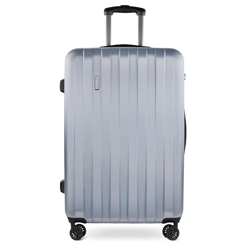 bugatti Lima Hartschalenkoffer 77,5x52x31,5 cm, 91,7L, 4-Rollen mit TSA-Schloss, Silber bugatti Lima Hartschalenkoffer 77,5x52x31,5 cm, 91,7L, 4-Rollen mit TSA-Schloss, Silber von bugatti