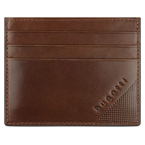 bugatti Nobile Kartenetui aus echtem Leder - Handgefertigtes Etui mit RFID Schutz, Cognac bugatti Nobile Kartenetui aus echtem Leder - Handgefertigtes Etui mit RFID Schutz, Cognac von bugatti
