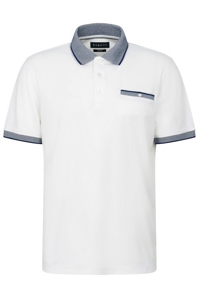 bugatti Poloshirt 8151-55091A mit Kontraststreifen und Brusttasche bugatti Poloshirt 8151-55091A mit Kontraststreifen und Brusttasche von bugatti
