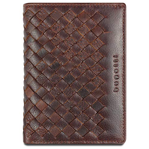 bugatti Woven Upright Wallet British Tan bugatti Woven Upright Wallet British Tan von bugatti