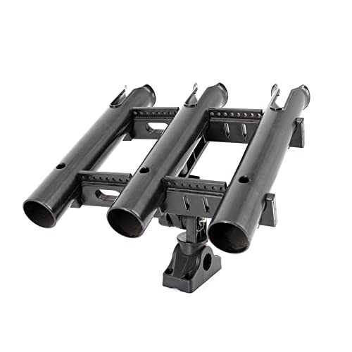 byhsports Angeln Boot Rutenhalter mit 360 Grad Rotation Mount Bracket, Angelrutenhalter für Boot Kajaks Kanu, schwarz byhsports Angeln Boot Rutenhalter mit 360 Grad Rotation Mount Bracket, Angelrutenhalter für Boot Kajaks Kanu, schwarz von byhsports