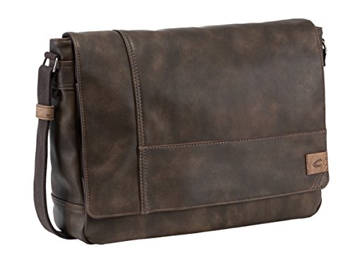 camel active Laos Herren Schultertasche Messenger Bag Groß Braun von camel active