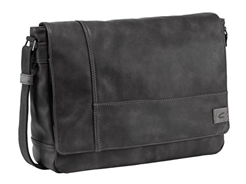 camel active Laos Herren Umhängetasche Messenger Bag Groß Schwarz von camel active