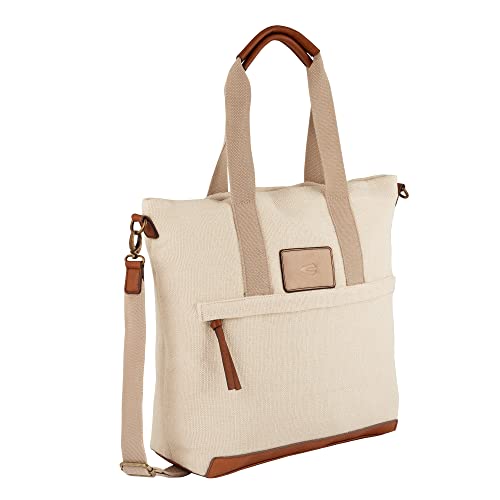 camel active, OAKLAND PI, Damen, Shopper mit Reisverschluss, L, Beige von camel active