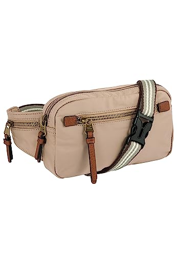 camel active Bari Damen Gürteltasche Bauchtasche Groß Beige von camel active