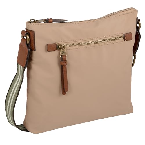 camel active Bari Damen Umhängetasche Crossbody Bag Groß Beige von camel active