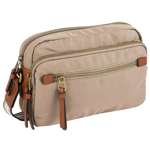 camel active Bari Damen Umhängetasche Crossbody Bag Mittelgroß Beige von camel active