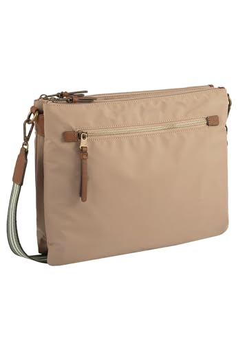 camel active Damen BARI Cross Bag mit Reißverschluss-Öffnung Beige womenswear-M camel active Damen BARI Cross Bag mit Reißverschluss-Öffnung Beige womenswear-M von camel active