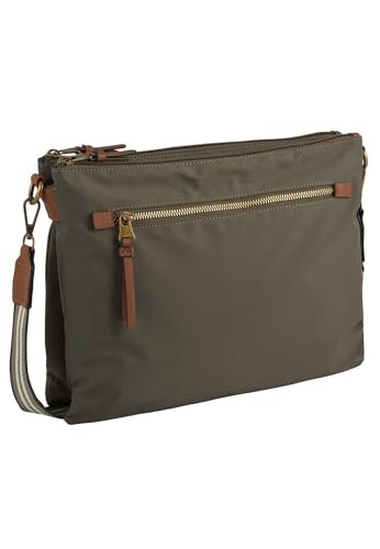 camel active Damen BARI Cross Bag mit Reißverschluss-Öffnung Khaki womenswear-M camel active Damen BARI Cross Bag mit Reißverschluss-Öffnung Khaki womenswear-M von camel active