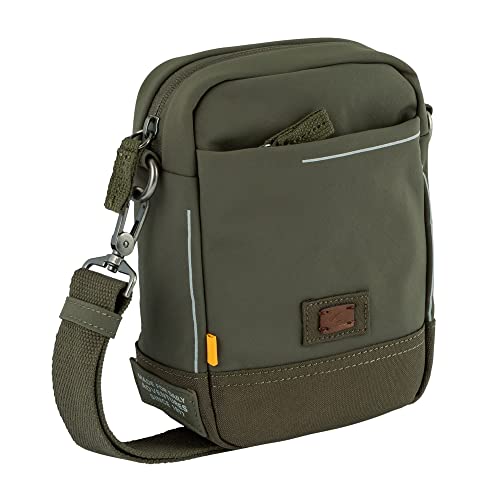 camel active City Herren Umhängetasche Crossbody Bag Mini Grün von camel active