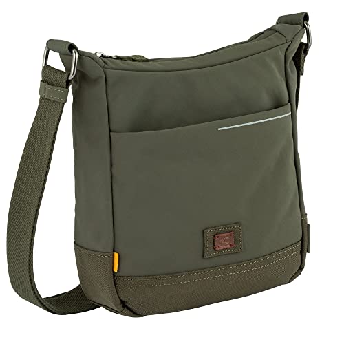 camel active City Herren Umhängetasche Crossbody Bag Mittelgroß Grün von camel active