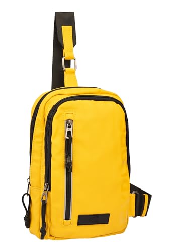 camel active Explore Herren Handtasche Sling Bag Rucksack, 5 L Gelb camel active Explore Herren Handtasche Sling Bag Rucksack, 5 L Gelb von camel active