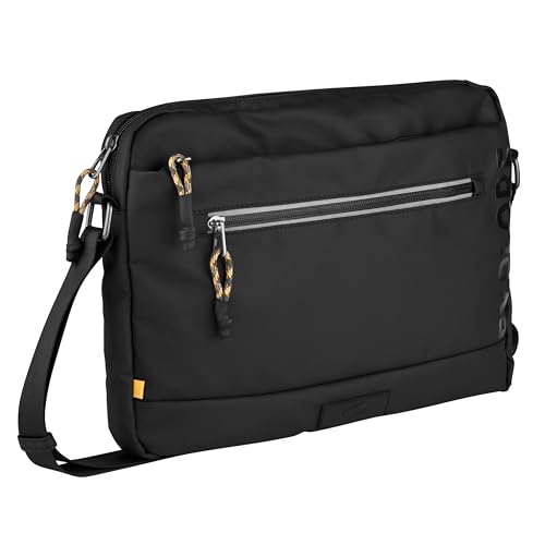 camel active Explore Herren Umhängetasche Crossbody Bag Mittelgroß Schwarz von camel active