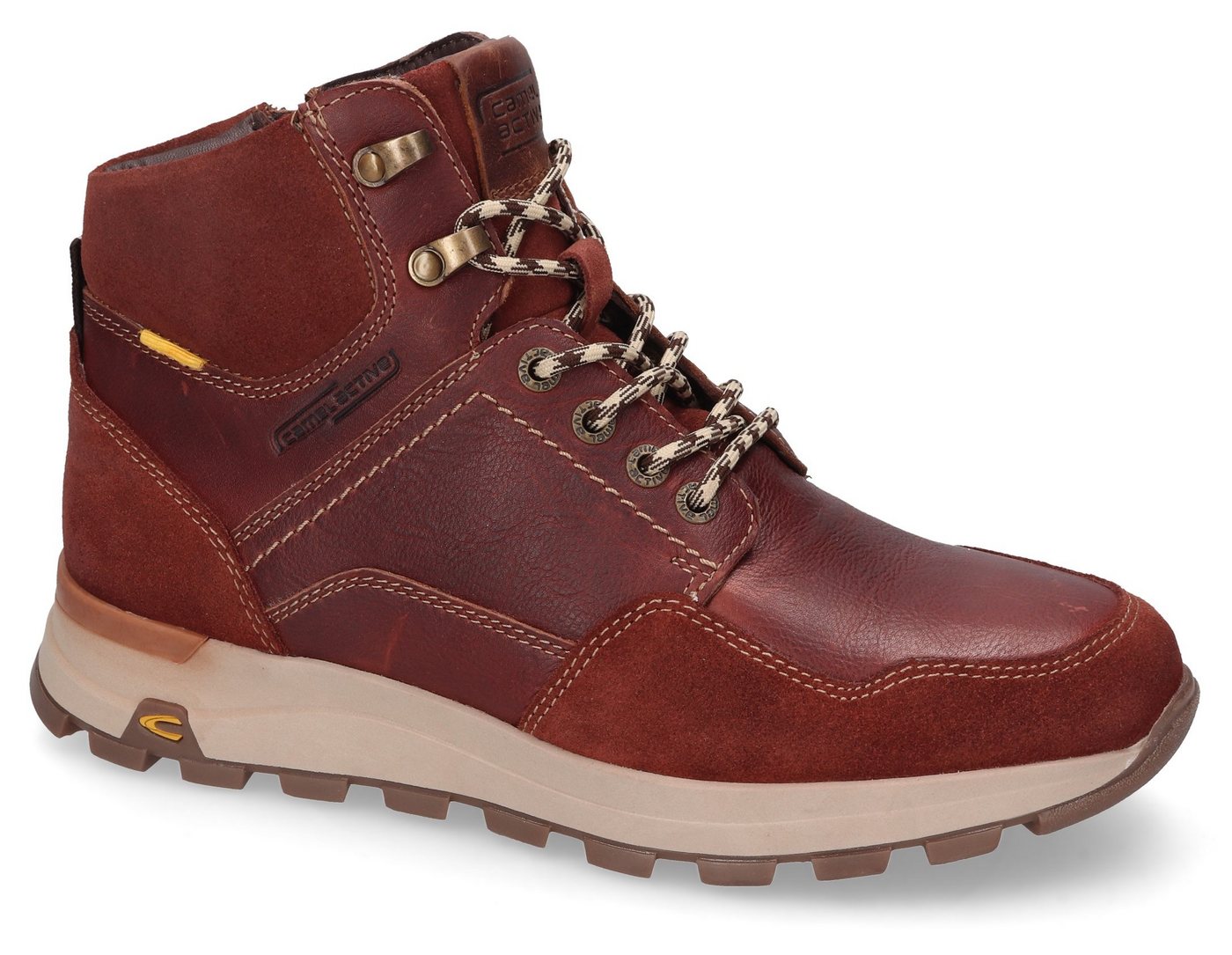 camel active Schnürboots, Schnürboos, High Top Sneaker, Winterboots mit Wechselfußbett von camel active