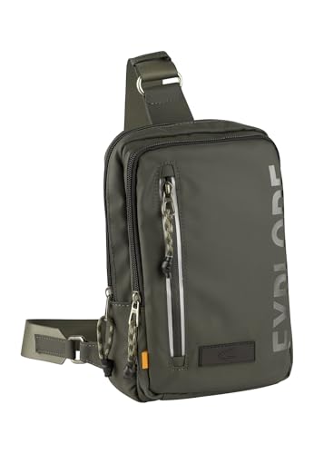 camel active bags Explore Herren Handtasche Sling Bag Rucksack Klein Grün von camel active