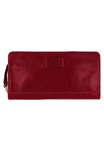 camel active bags Rise Damen Geldbörse Portemonnaie RFID Leder Groß Rot von camel active