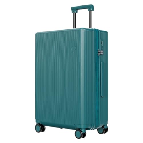 caoxinlei Koffer Gepäck 20-Zoll-Trolley-Koffer 24-Zoll-Anti-Fall-Business-Koffer Modische Und Einfache Universalräder Suitcase (Color : Blue, Size : 24in) von caoxinlei