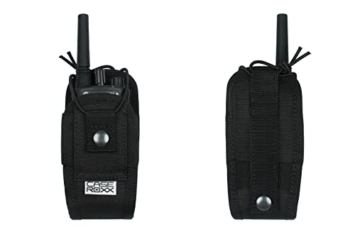 caseroxx Funkgerätetasche Schutz-Holster Molle kompatibel mit Motorola MTP6650, Zubehör, für Freizeit - Outdoor Aktivitäten, Einsatzkräfte von caseroxx