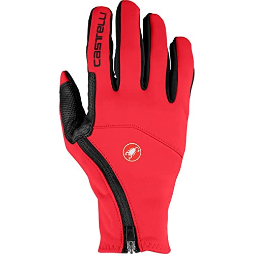 Castelli 4520533 MORTIROLO GLOVE Sports gloves Unisex RED XS von CASTELLI