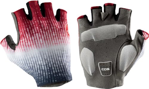 CASTELLI COMPETIZIONE 2 Glove, Savile Blue/Rotweiß, S von CASTELLI
