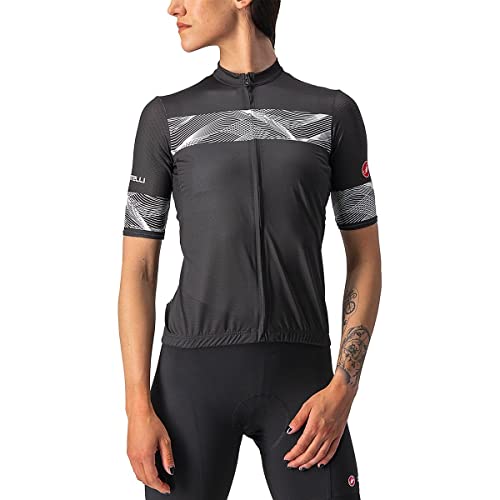 CASTELLI Women's FENICE Jersey Sweatshirt, Light Black/White, Large CASTELLI Women's FENICE Jersey Sweatshirt, Light Black/White, Large von CASTELLI