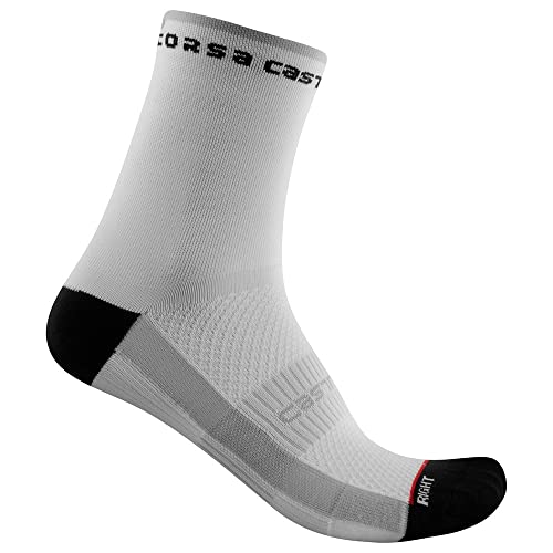 CASTELLI Women's Rosso Corsa W 11 Sock, Schwarz-Weiss, Small-Medium CASTELLI Women's Rosso Corsa W 11 Sock, Schwarz-Weiss, Small-Medium von CASTELLI