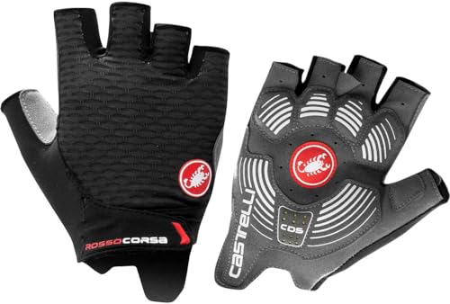 castelli Women's Rosso Corsa 2 W Glove, Schwarz-Weiss, XS von CASTELLI