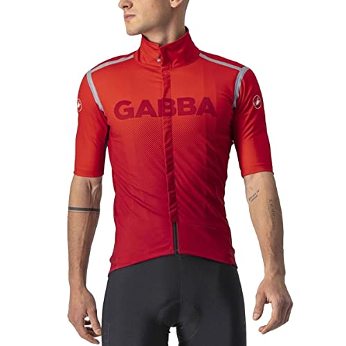 CASTELLI Men's Gabba Ros Special Edition Jacket, Rot, L von CASTELLI