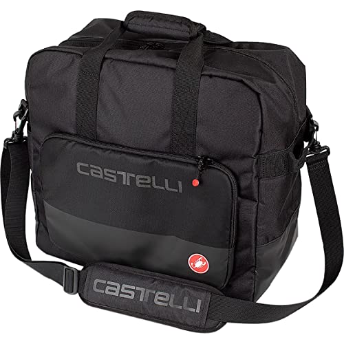 CASTELLI Men's Weekender DUFFLE Gym Bag, Schwarz, Uni von CASTELLI