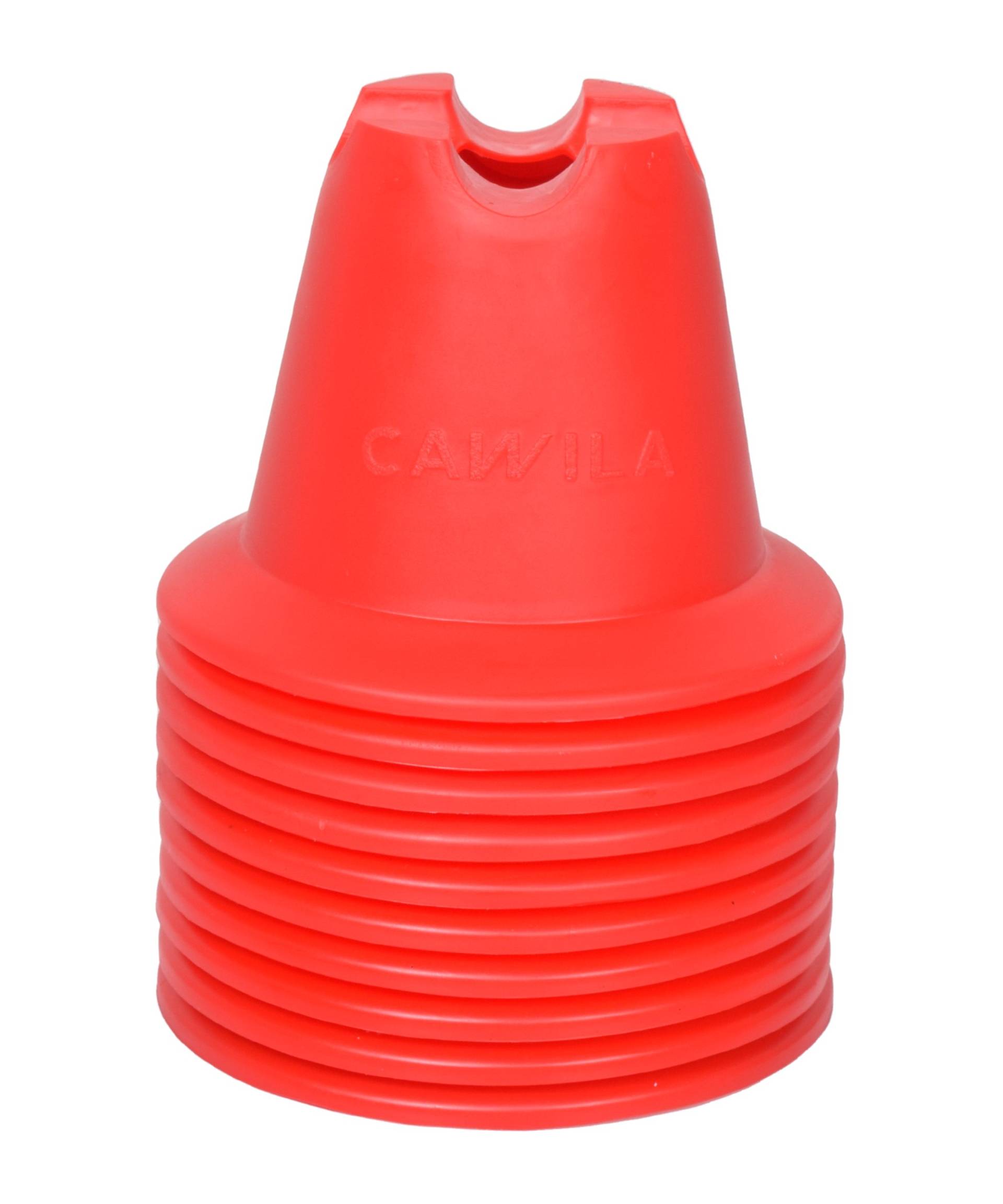 Cawila Mini-Pylone 10er Set Rot von cawila