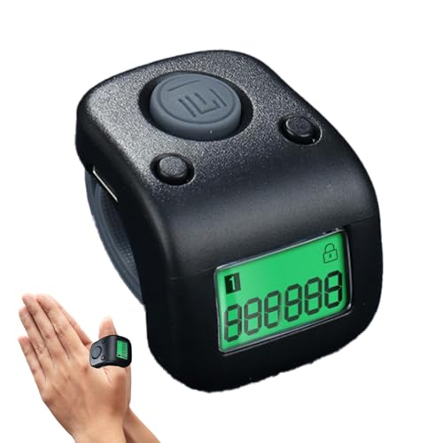 Digit Number Clicker, Accurate Tally Counter, Glowing Hand Clicker, Mechanical Number Counter, Handheld Tally Counter, Accurate Silent Tally Number Counters Clicker for Offices, School, Sports von ccuzs