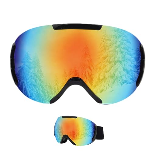 ccuzs Clear Vision Snow Ski Goggles Anti-Fog with UV Protection - Unbreakable PC Lenses and TPU Frame Snowboard Goggles for Men, Women, And Youth for Ski and Snowboarding von ccuzs