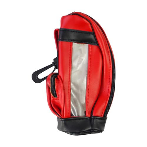 ccuzs Golfballhülle - Wasserdichte PU-Golftasche mit Reißverschluss - Strapazierfähige Balltasche, Golfballtasche für Erwachsene, Outdoor-Aktivitäten, von ccuzs