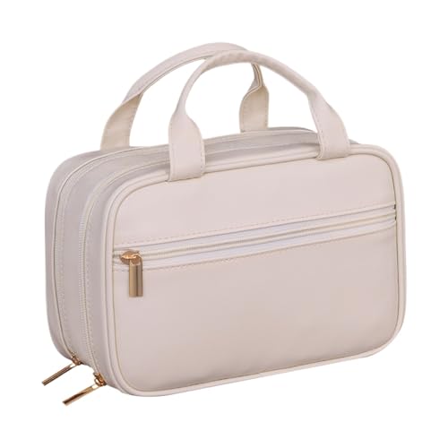 ccuzs Spacious Kosmetiktasche für Frauen, tragbare Reise-Kosmetiktasche, stylische Kosmetiktasche, groß, leicht Travel Toiletry Bag 23,5 x 11 x 15 cm / 9,25 x 4,33 x 5,91 Zoll für Frauen & Kosmetik von ccuzs