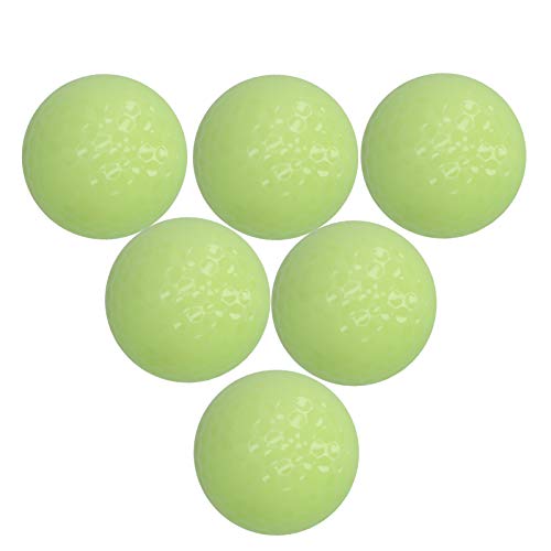 cersalt Nacht Fluoreszierende Golfbälle, 6 Stück leuchtende Golfbälle Golfzubehör für Golfübungen für Golfspiele cersalt Nacht Fluoreszierende Golfbälle, 6 Stück leuchtende Golfbälle Golfzubehör für Golfübungen für Golfspiele von GZD