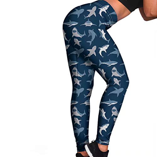 chaqlin Fitness-Leggings für Damen, leger, Sport, Fitness, Yoga-Hose für Damen, hohe Taille, Workout, Leggings, Laufhose, XS-XL, Damen, blau, L chaqlin Fitness-Leggings für Damen, leger, Sport, Fitness, Yoga-Hose für Damen, hohe Taille, Workout, Leggings, Laufhose, XS-XL, Damen, blau, L von chaqlin