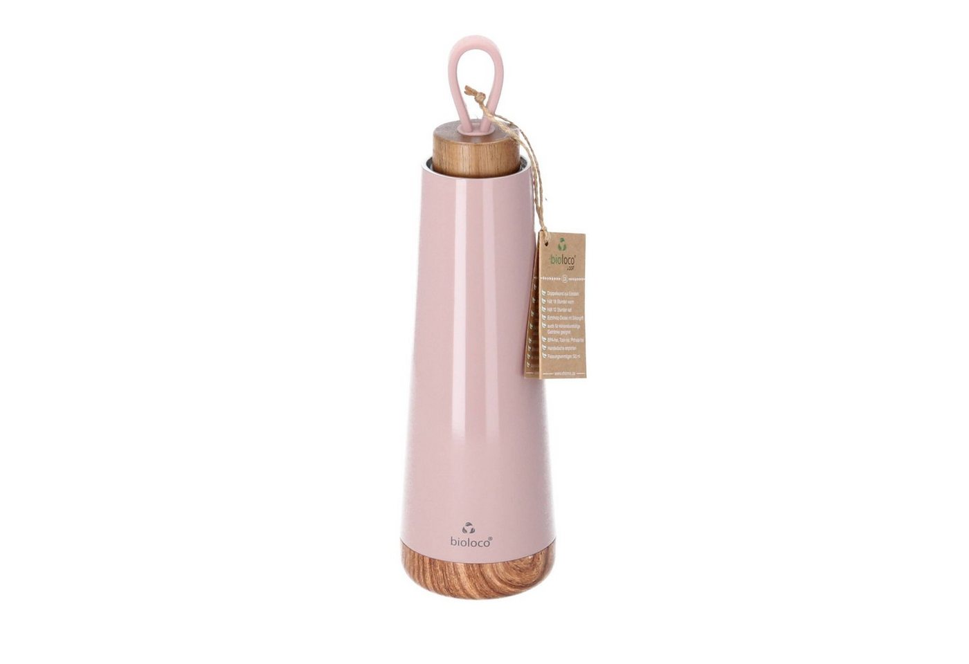 chic mic GmbH Trinkflasche Chic Mic bioloco loop Isolierflasche Thermosflasche dusty rose von Chic Mic Gmbh