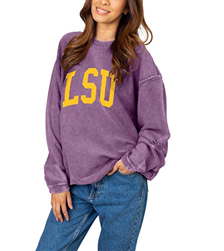 chicka-d NCAA Damen-Kapuzenpullover aus Fleece, Damen, violett, Large chicka-d NCAA Damen-Kapuzenpullover aus Fleece, Damen, violett, Large von chicka-d