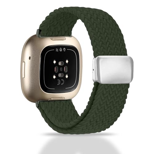 Chinbersky Geflochtenes Armband Kompatibel mit Fitbit Versa 4 Armband/Fitbit Versa 3 Armband/Fitbit Sense Armband, mit Magnet Verschluss Elastisches Nylon Band für Fitbit Versa 4/Versa 3/Sense 2/Sense Chinbersky Geflochtenes Armband Kompatibel mit Fitbit Versa 4 Armband/Fitbit Versa 3 Armband/Fitbit Sense Armband, mit Magnet Verschluss Elastisches Nylon Band für Fitbit Versa 4/Versa 3/Sense 2/Sense von chinbersky