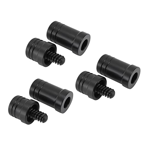 3 Pack Billard Cue Plastik Gemeinsamer Protektoren, Größe 3/8x10, Schwarz 3 Pack Billard Cue Plastik Gemeinsamer Protektoren, Größe 3/8x10, Schwarz von chiwanji