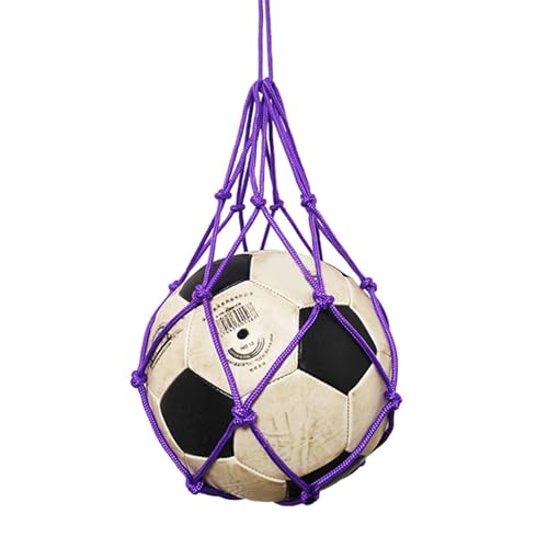 churuso Fußball-Trainingsnetztasche, Fußball-Trainernetz, Kinder-Fußball-Trainer für Erwachsene, Jugend-Trainingsgeräte, Fußballnetztasche von churuso